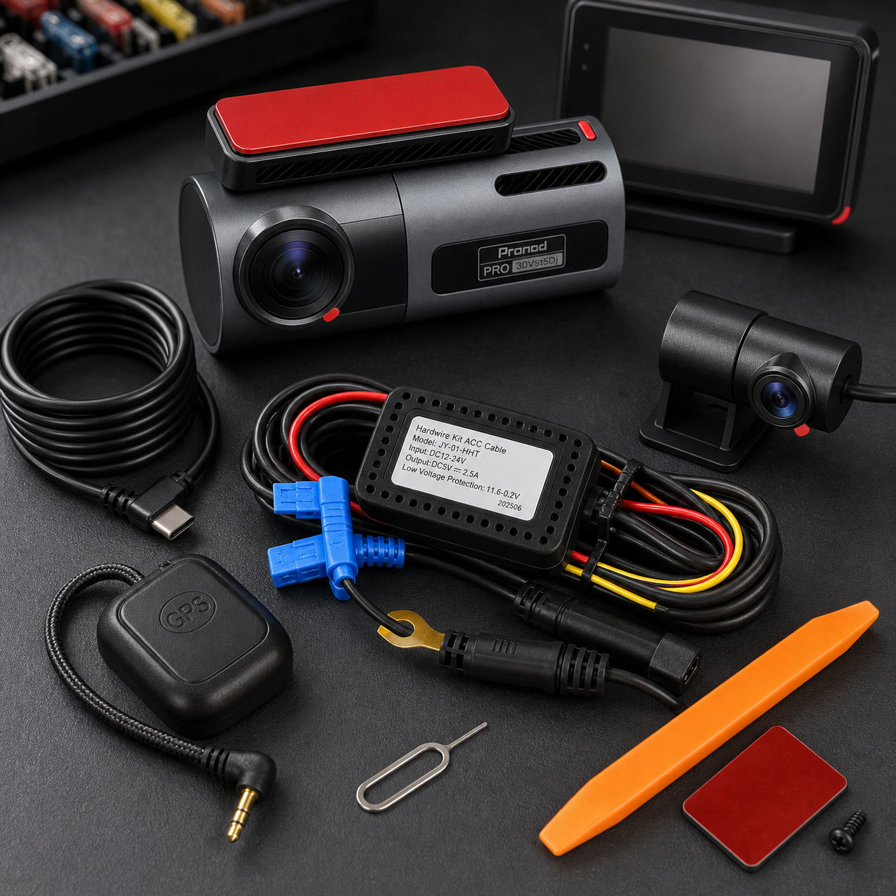 Pronod Pro-DashCam 4GS hardwire installation kit
