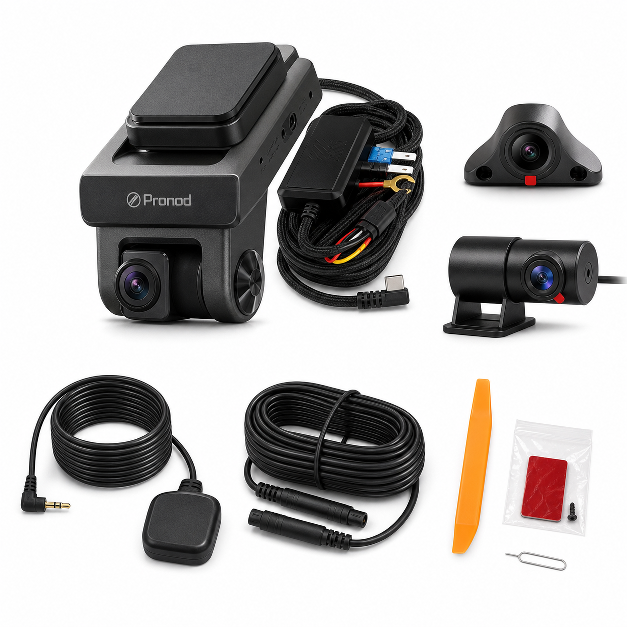 Pronod Pro-DashCam 4GX 3CH 4G ADAS Dash Camera