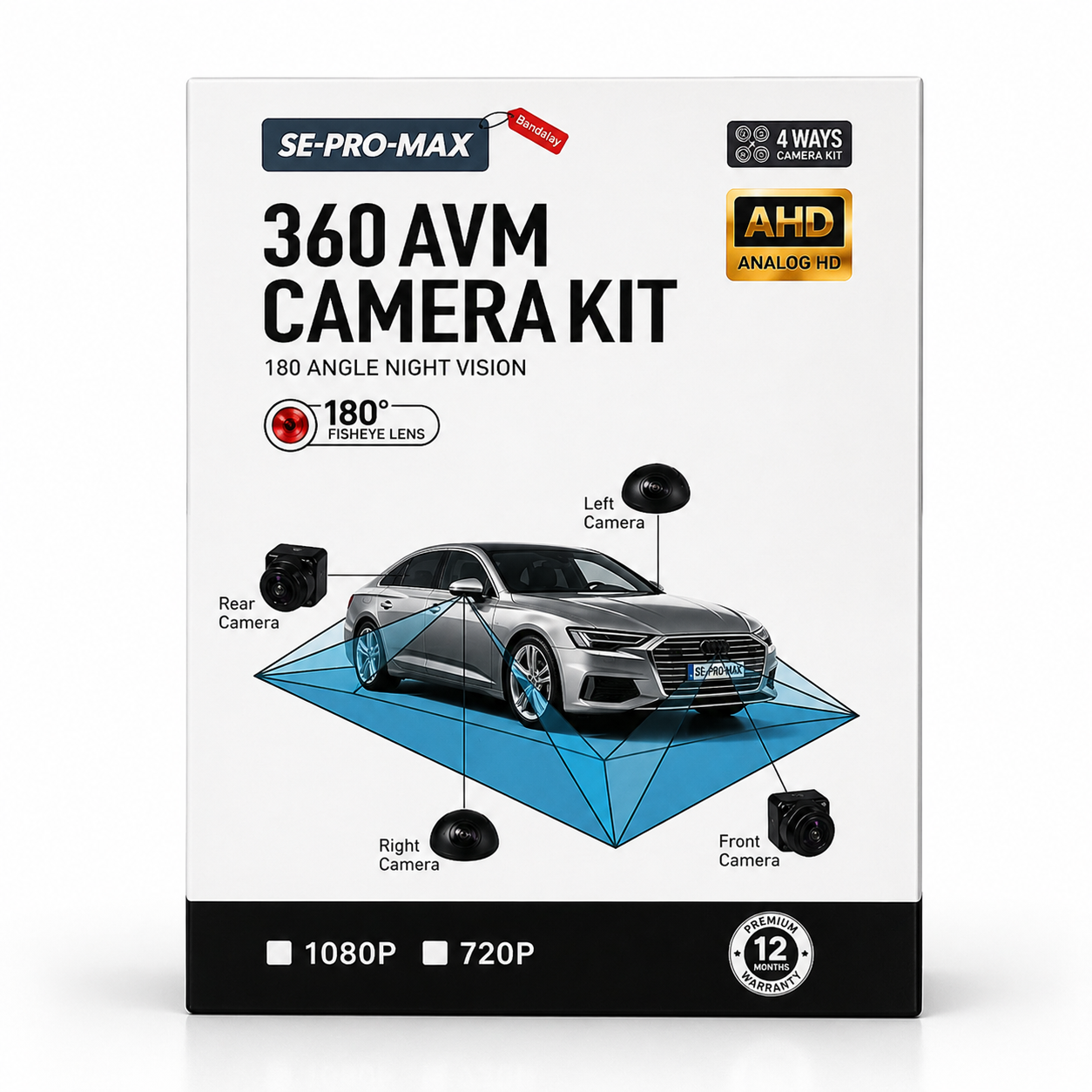 SE-PRO-MAX 360 AVM Camera Kit packaging