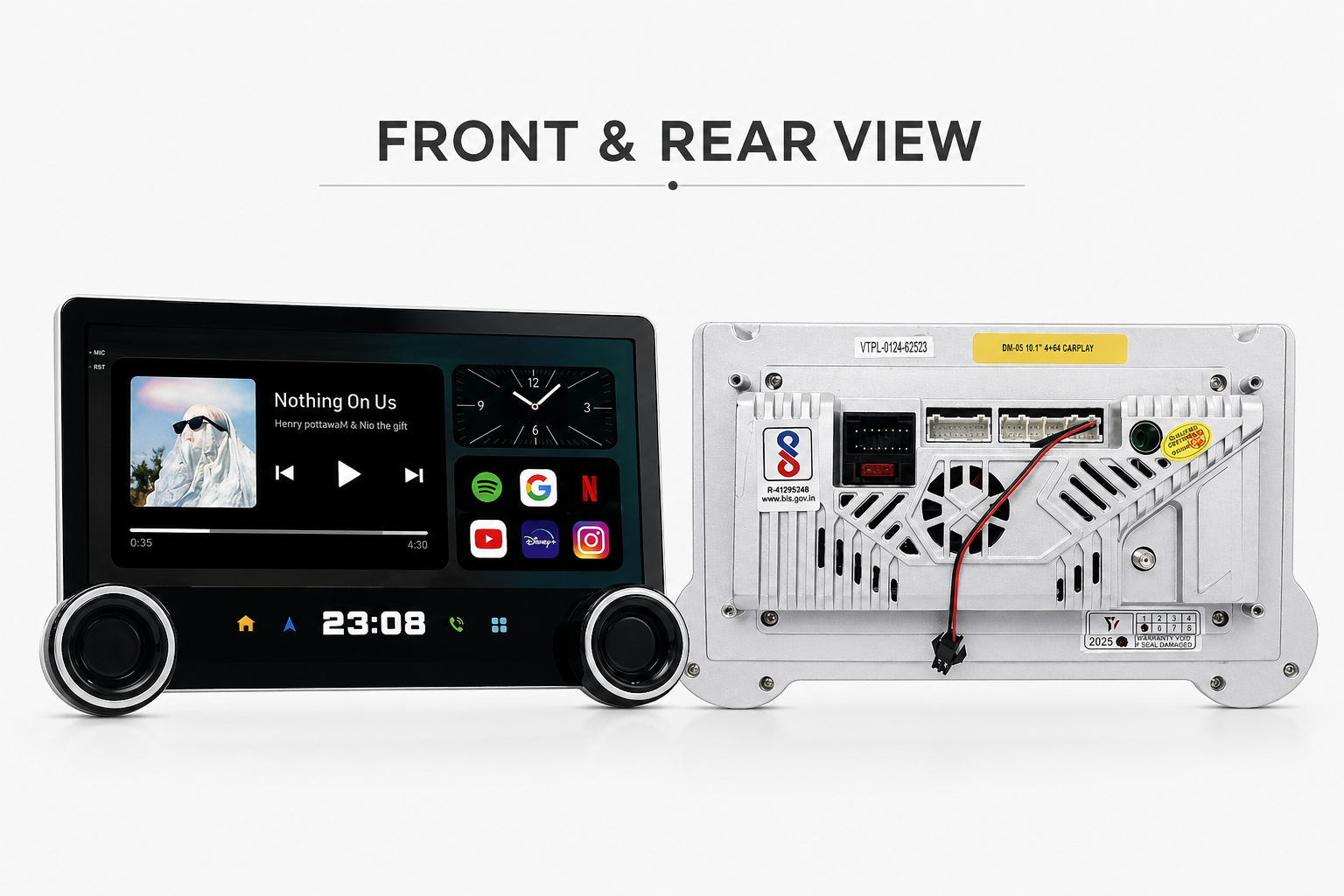 YONKERS 10.1 inch Android car player feature overview