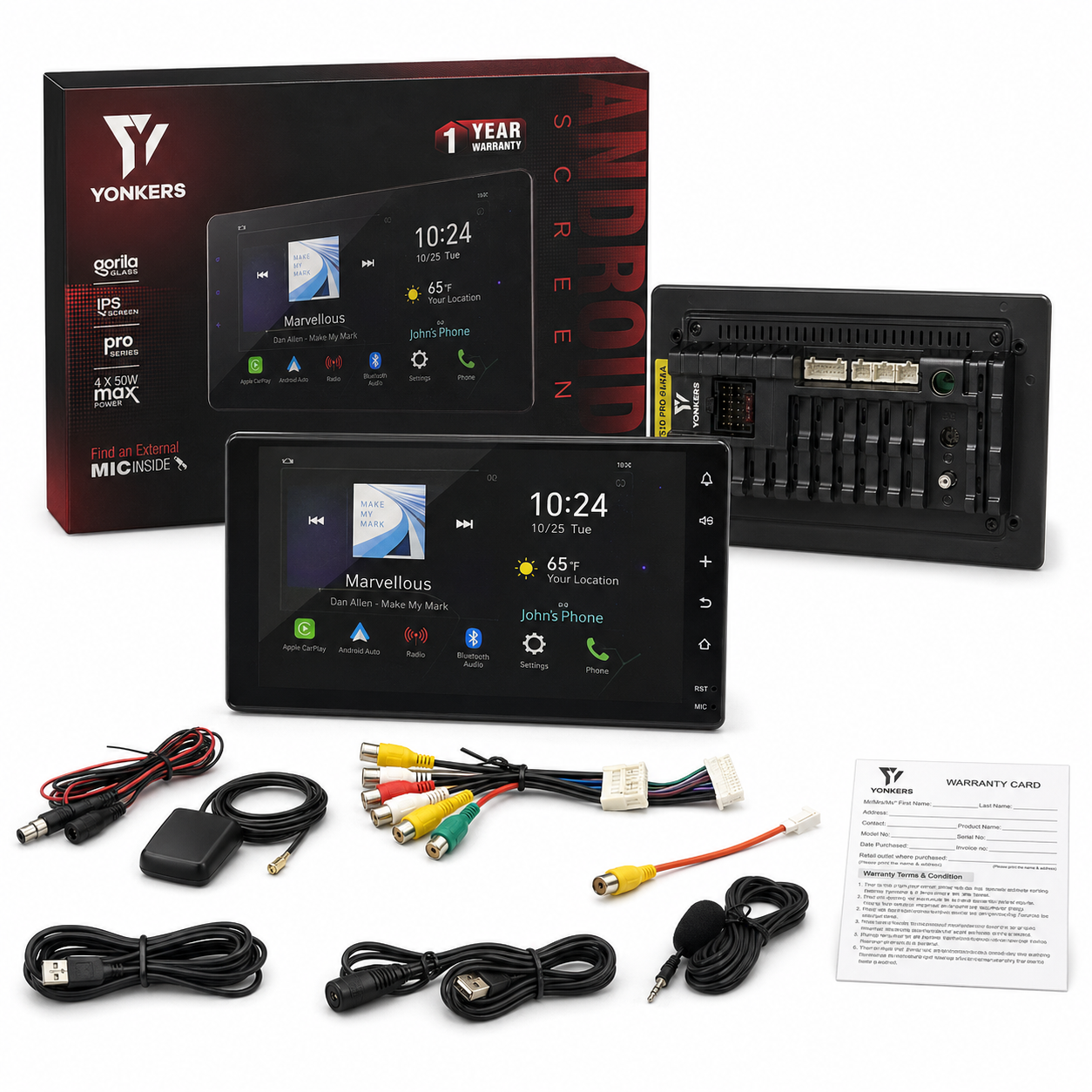 YONKERS 9 Inch TS10 Pro 4GB 64GB Android Screen
